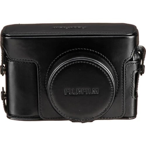 Fujifilm LC-X100V Genuine Leather Camera Case (Black) - Premium Protection for X100V Digital Camera | Perfect for Travel, Street Photography & Everyday Use