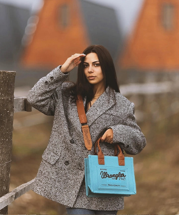 Wrangler Canvas Crossbody Purse for Women - Durable & Stylish Shoulder Bag - Perfect for Travel, Shopping & Everyday Use