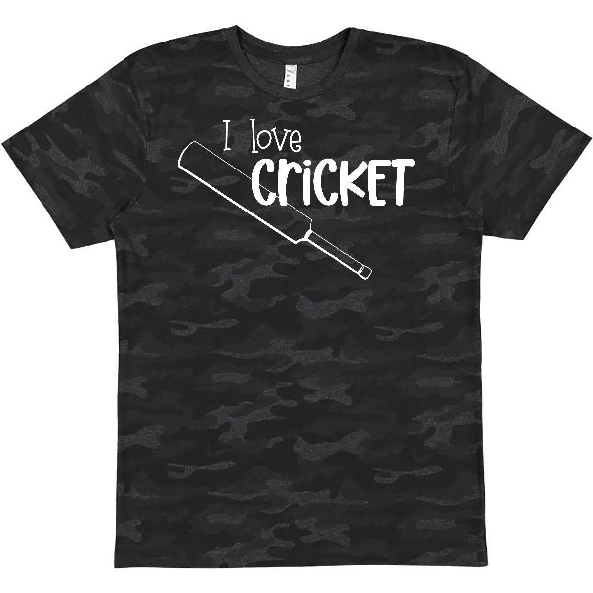 Inktastic I Love Cricket Bat T-Shirt for Men & Women - Soft Cotton Graphic Tee for Cricket Fans, Players & Enthusiasts - Perfect for Games, Practice & Casual Wear