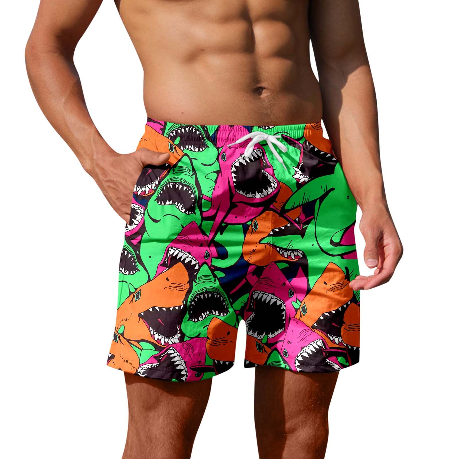 Men's Comfortable Casual Shorts - Trendy Printed Summer Sweatpants for Running, Fitness & Beach | Perfect for Outdoor Activities, Gym Workouts & Relaxing