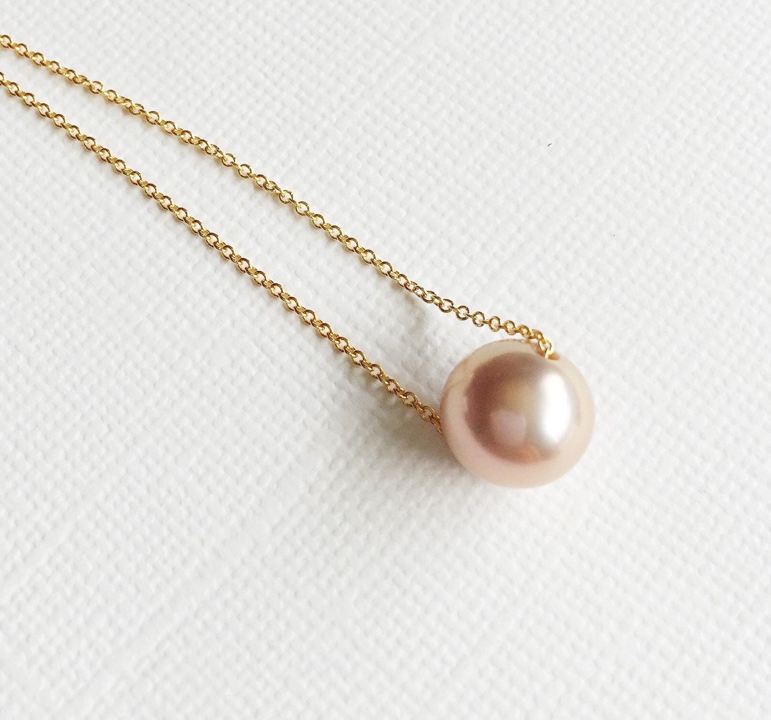 Kea Pink Edison Pearl Necklace (N199) - Elegant Jewelry for Women, Perfect for Weddings, Parties & Gifts