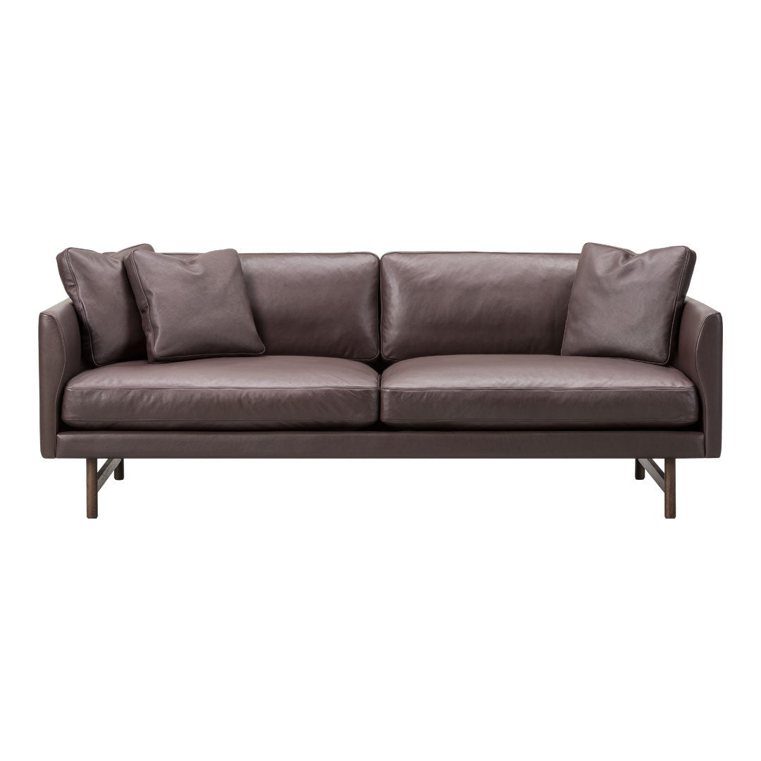 Calmo Sofa 95 - Modern 2-Seater Loveseat with Solid Wood Base for Living Room, Lounge & Small Spaces