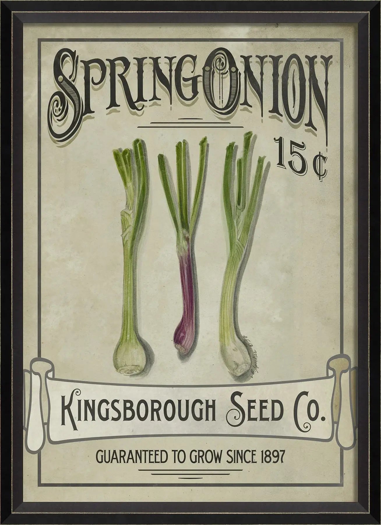 Farmers Market Vegetable Art Print - Rustic Farmhouse Decor for Kitchen, Dining Room & Country Style Home