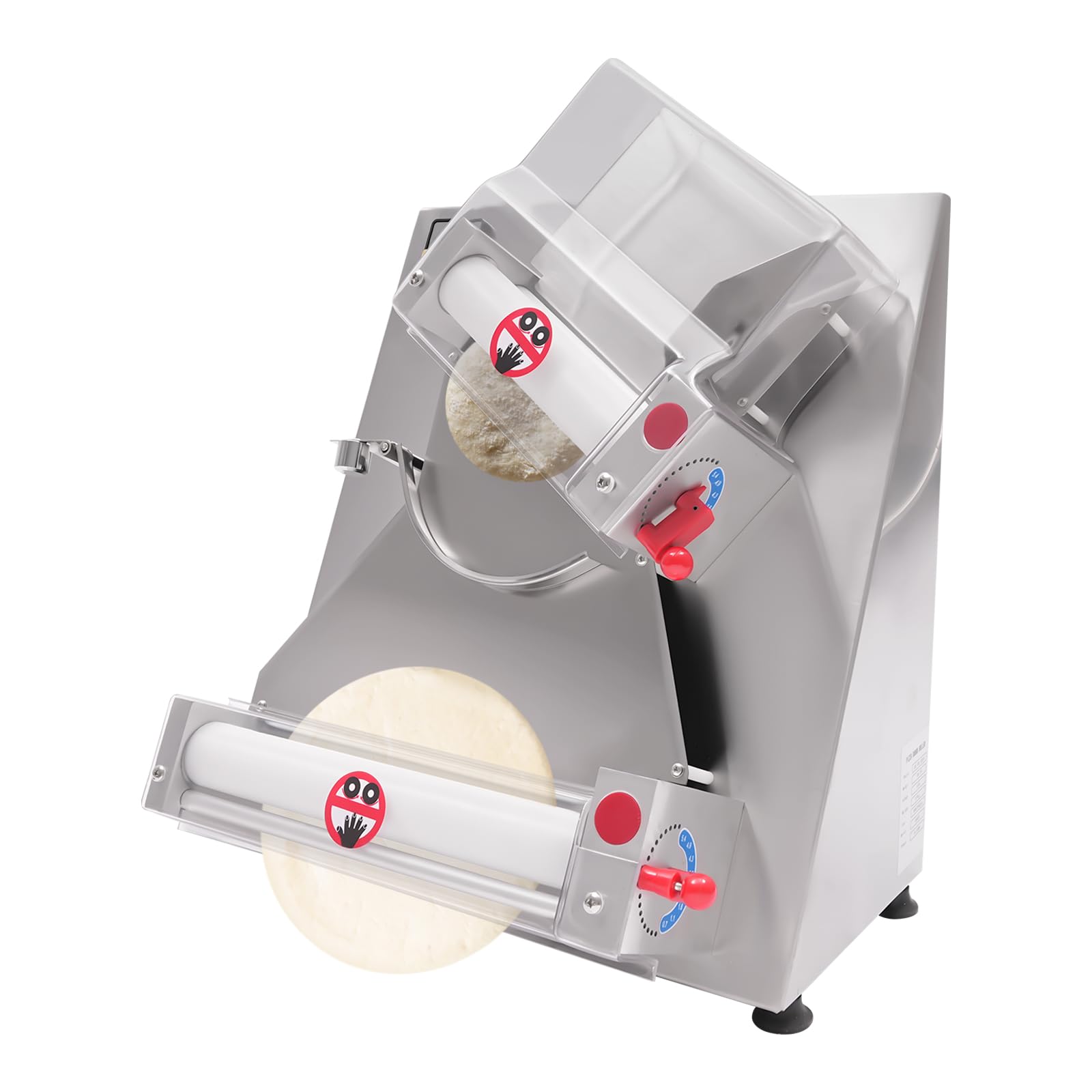 Commercial Electric Dough Roller Sheeter Machine - 4-12 Inch, 370W, 110V | Heavy Duty Automatic Pizza Dough Press & Pasta Maker for Home & Restaurant Use | Perfect for Making 4-12