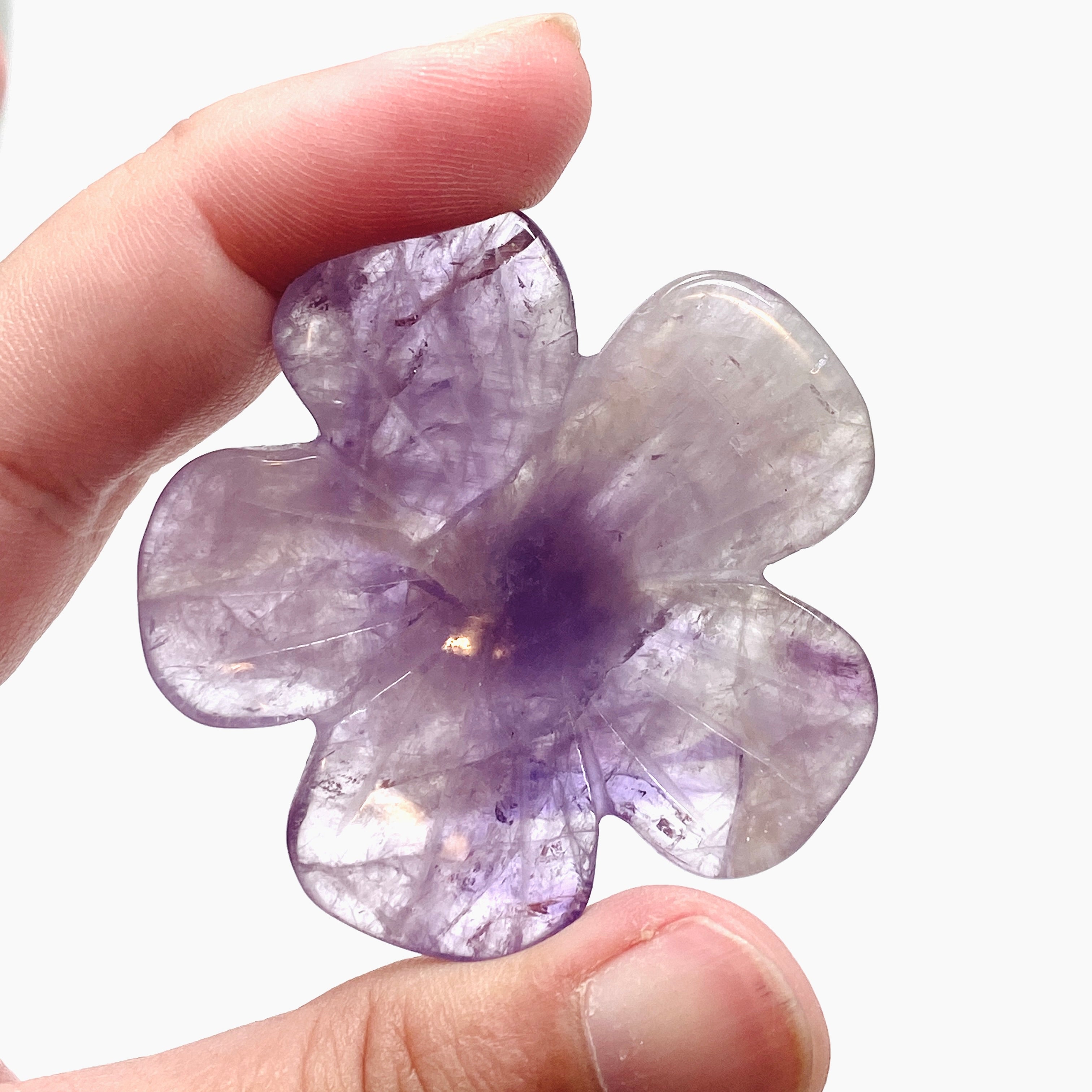 Amethyst Flower AMFL 01 - Natural Healing Crystal for Meditation, Stress Relief & Home Decor | Perfect for Yoga, Reiki & Spiritual Gifts