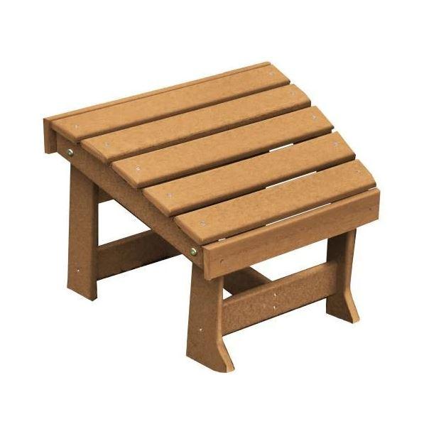 A & L Furniture Poly New Hope Footstool - Soft and Durable Ottoman with Sturdy Legs - Perfect for Living Room, Bedroom, or Office Decor