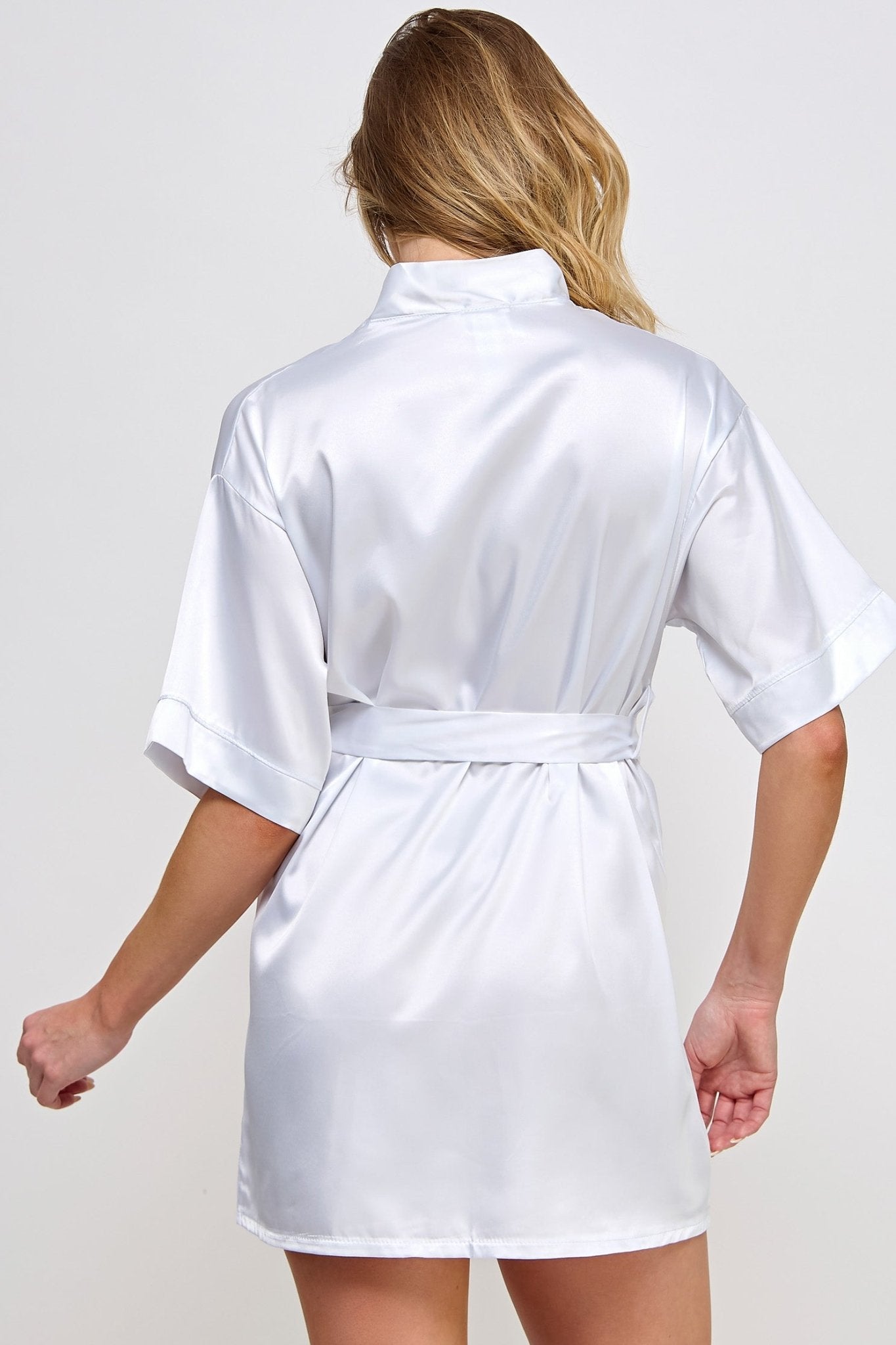 BeWicked Women's Vintage 1947 Getting Ready Robe - Soft Loungewear for Bridal Shower, Spa Day & Relaxation at Home