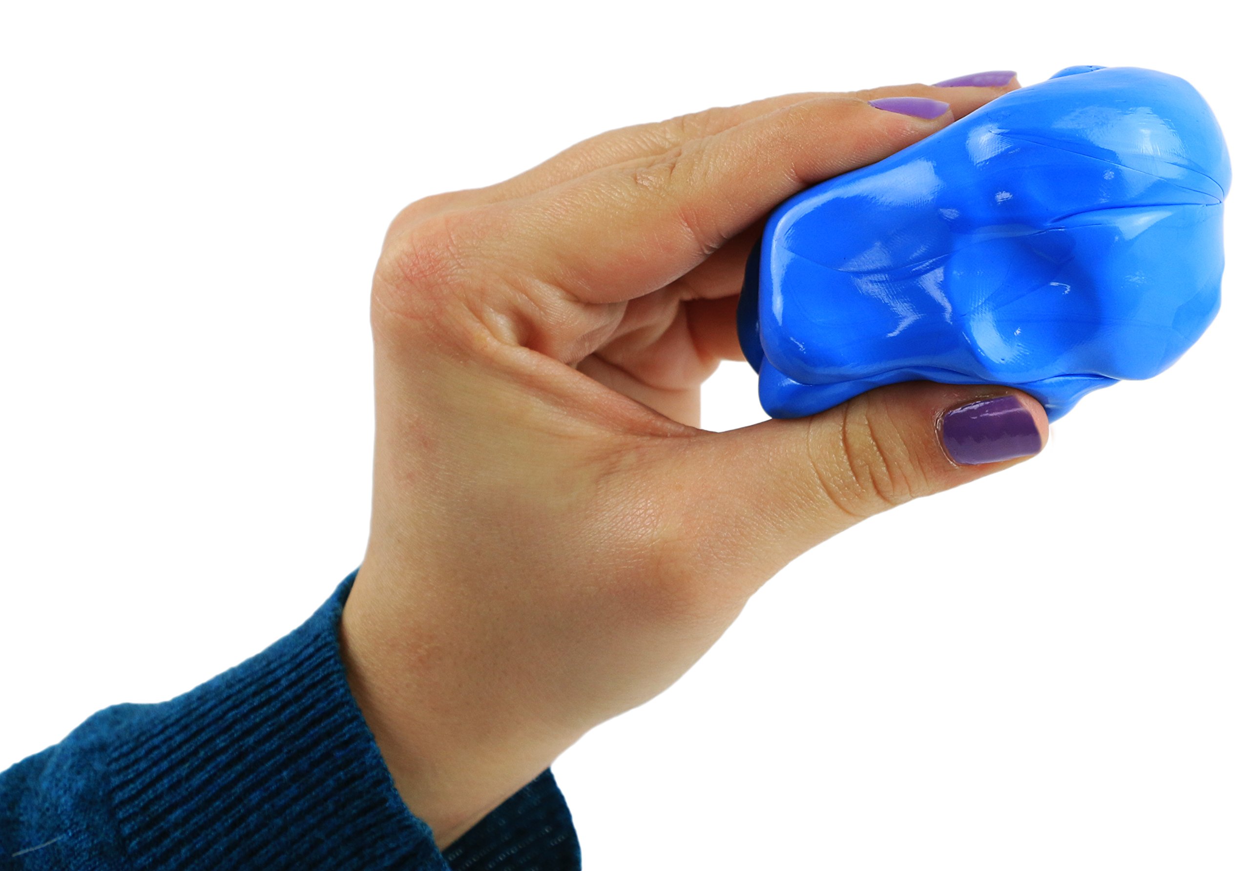 10-3914 Therapeutic Exercise Putty for Hand Therapy - Blueberry Scented, 3 oz | Strengthen Grip & Relieve Stress | Ideal for Rehabilitation, Arthritis & Stress Relief