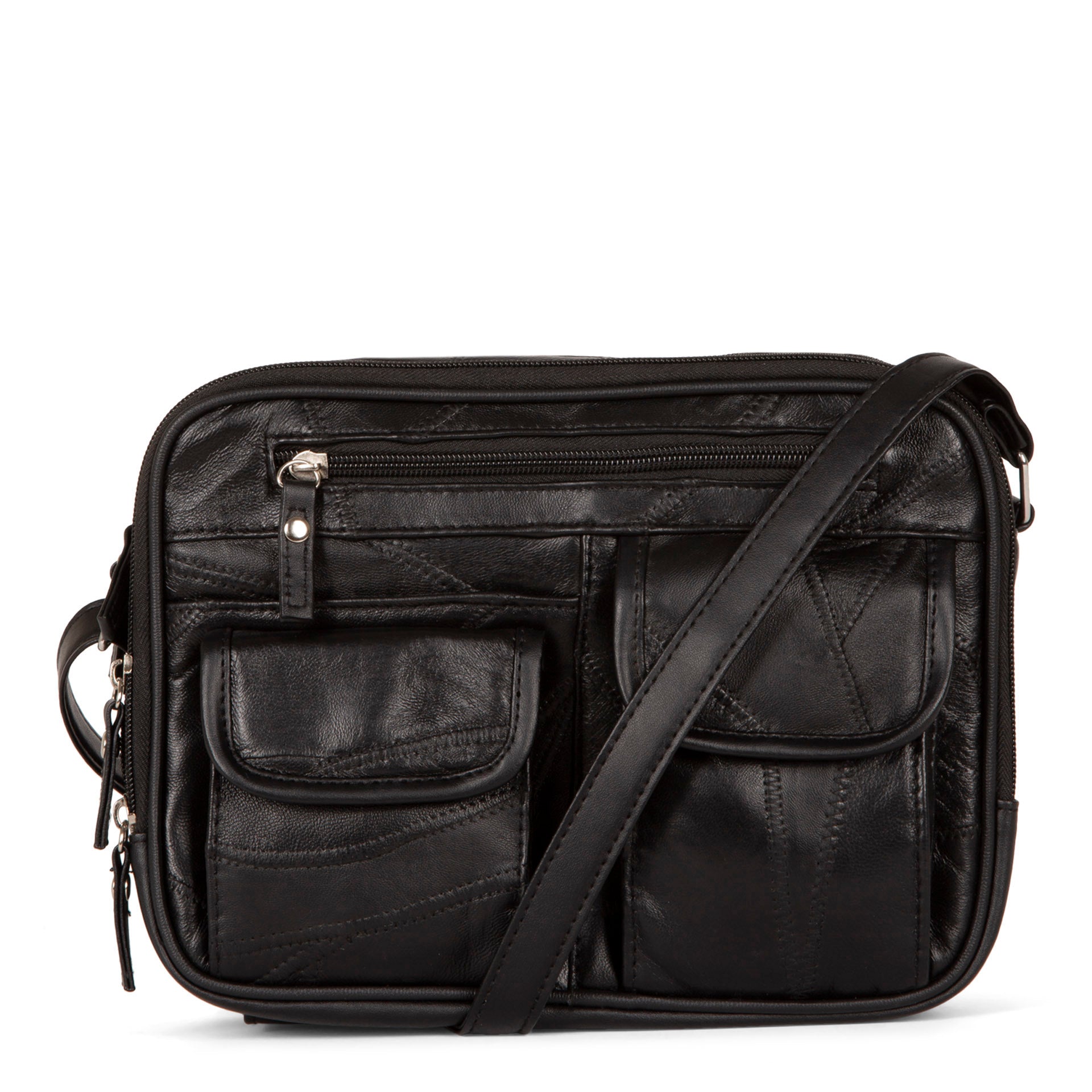 RFID Blocking Leather Crossbody Bag for Women - Anti-Theft Travel Purse with Adjustable Strap - Perfect for Shopping, Commuting & Travel
