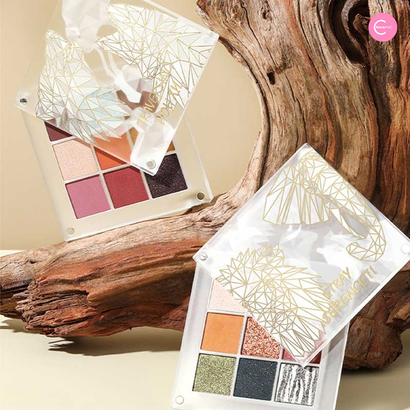 PARPER LAB Serengeti Endangered Species Eyeshadow Palette - Vegan & Cruelty-Free Makeup Palette with 12 Highly Pigmented Shades - Perfect for Everyday Wear, Party & Special Occasion Makeup Looks
