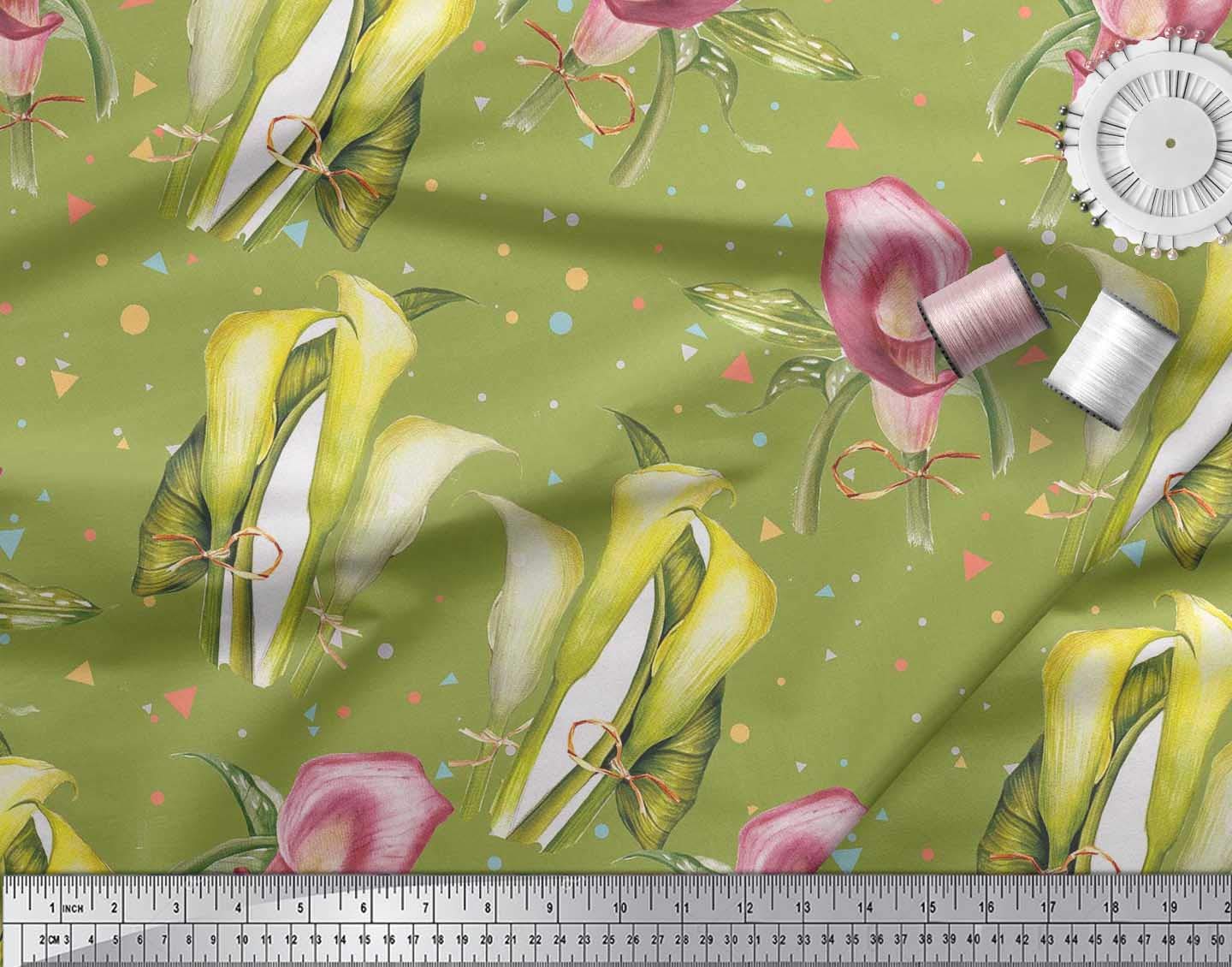Soimoi 100% Cotton Poplin Fabric by The Yard - 56