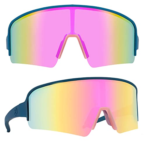 D2 Semi Rimless -Pink Lens