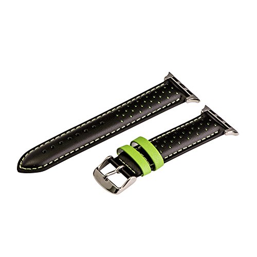 Black & Green Smooth Perforated Bands / Steel Hardware