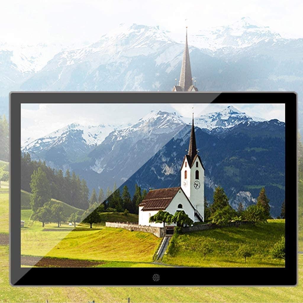 BINGQIAN 19 Inch Digital Picture Frame - Ultra Thin HD Display, Wall Mountable Digital Photo Frame for Home & Office, Perfect for Showcase Player, Electronic Album & Supermarket Advertising