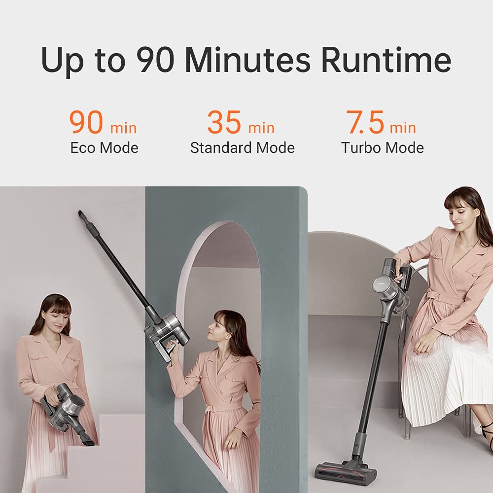 Dreame T30 Cordless Stick Vacuum Cleaner - Powerful 150AW Suction, 60 Mins Runtime, Lightweight for Hardwood Floors & Carpets - Perfect for Pet Hair, Home Cleaning & Quick Pickup