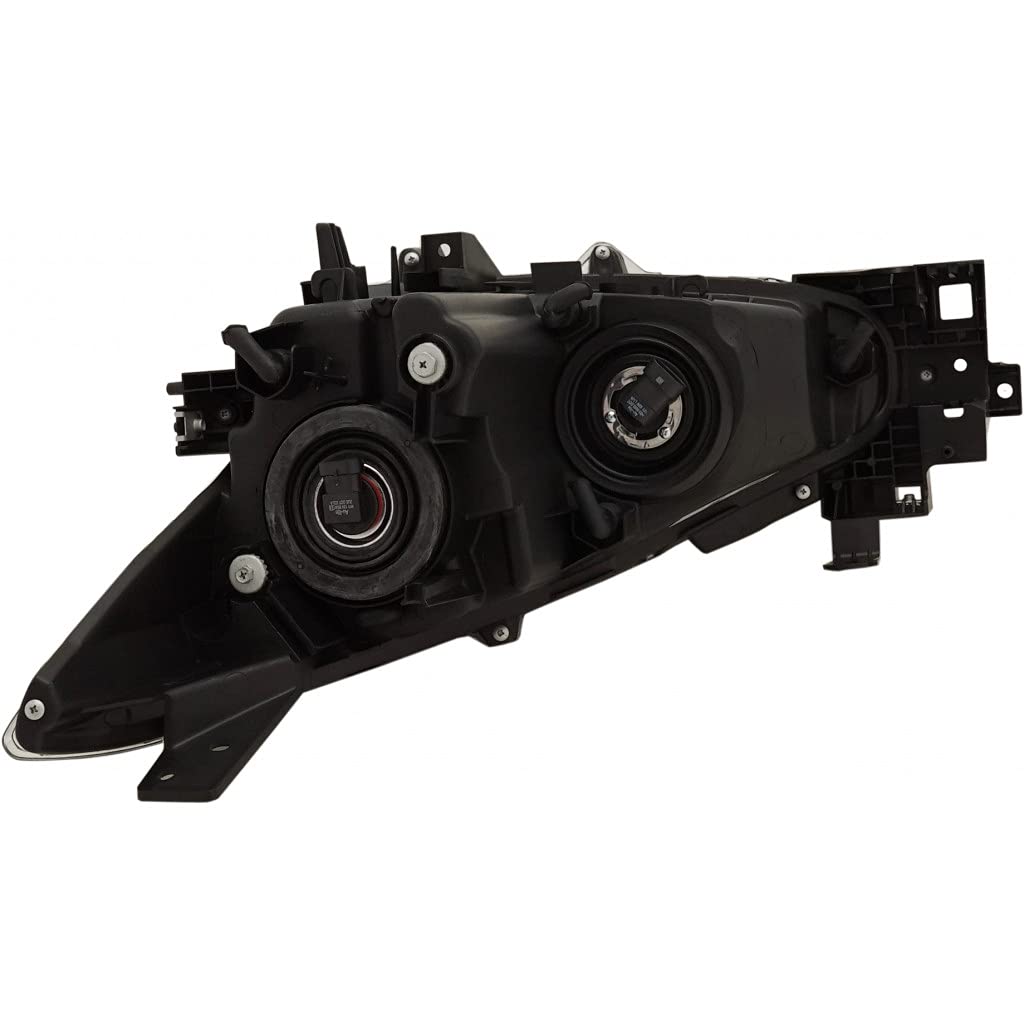 2014-2016 Mazda 3 & 3 Sport Passenger Side Headlight Assembly - CAPA Certified Replacement for MA2503144/MA2503144C (Part# 615343515946, BHN1510K0) - Perfect for Night Driving & Vehicle Restoration Projects