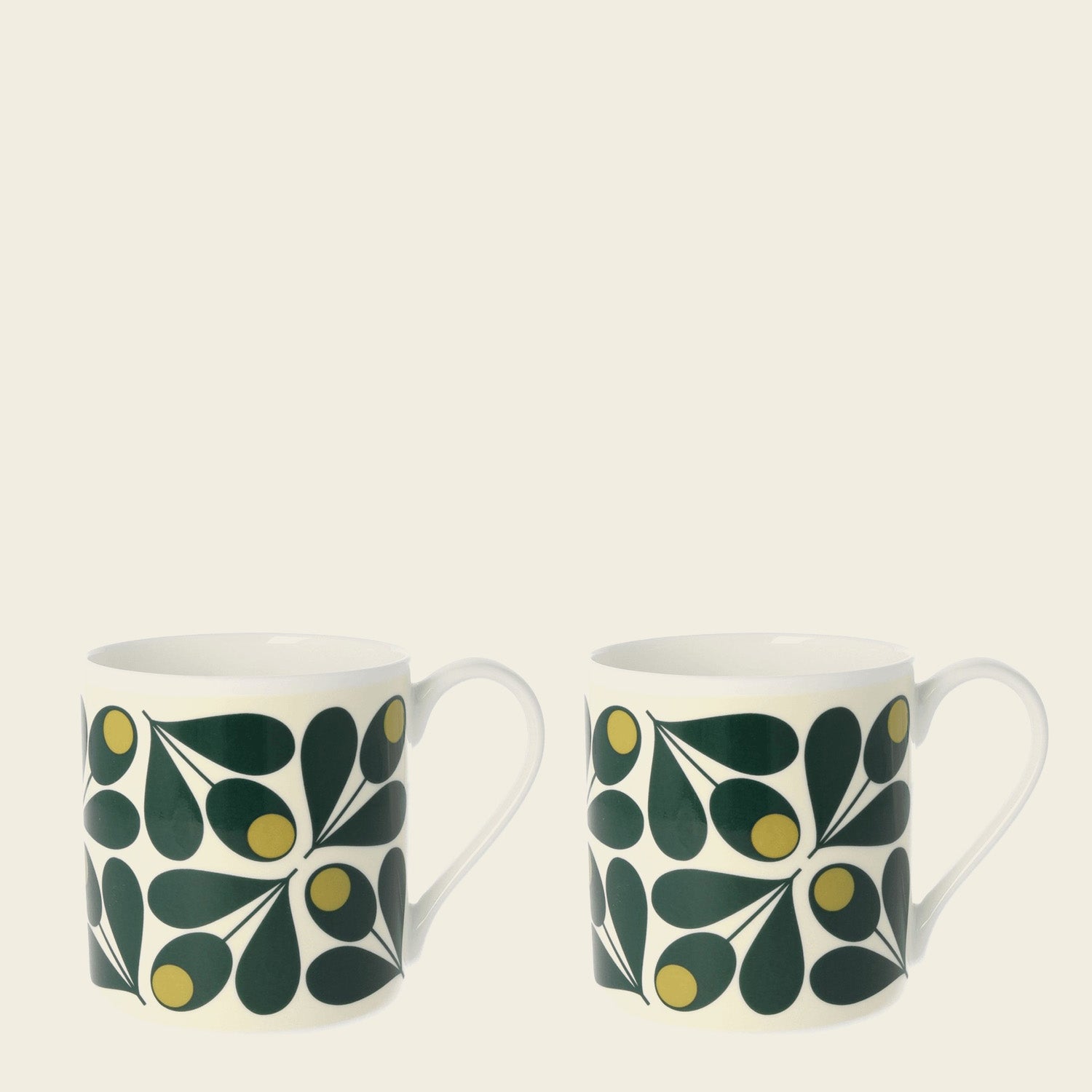 Premium Large Coffee Mug Set of 2 - 16oz Ceramic Acorn Design Cups for Hot & Cold Beverages - Perfect for Home, Office or Gift Giving
