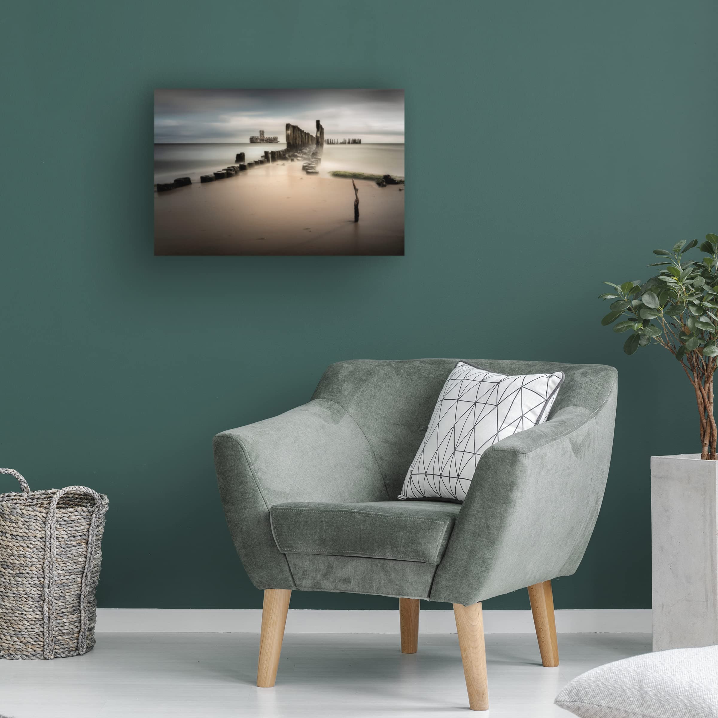 Trademark Fine Art 'Torpedownia' Canvas Print by Marian Kuric - Modern Abstract Wall Art for Living Room, Bedroom & Office Decor