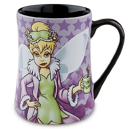 Disney TinkerBell 'Mornings Aren't Magical' Coffee Mug - Perfect for Tea & Coffee Lovers, Office Desk & Home Use