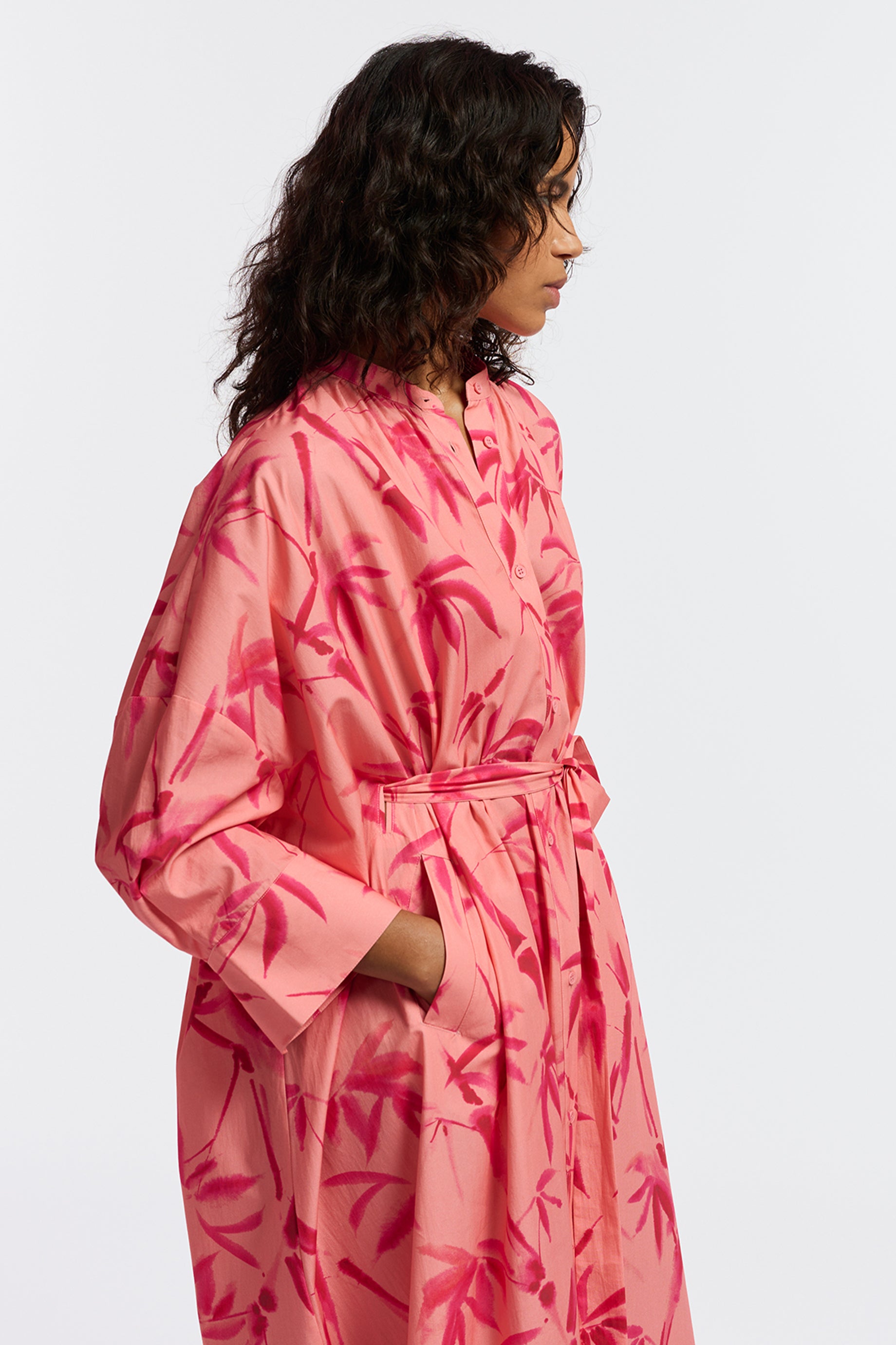 Essentiel Antwerp Fudge Dress in Blush - Women's Elegant Midi Dress for Parties, Weddings & Special Occasions