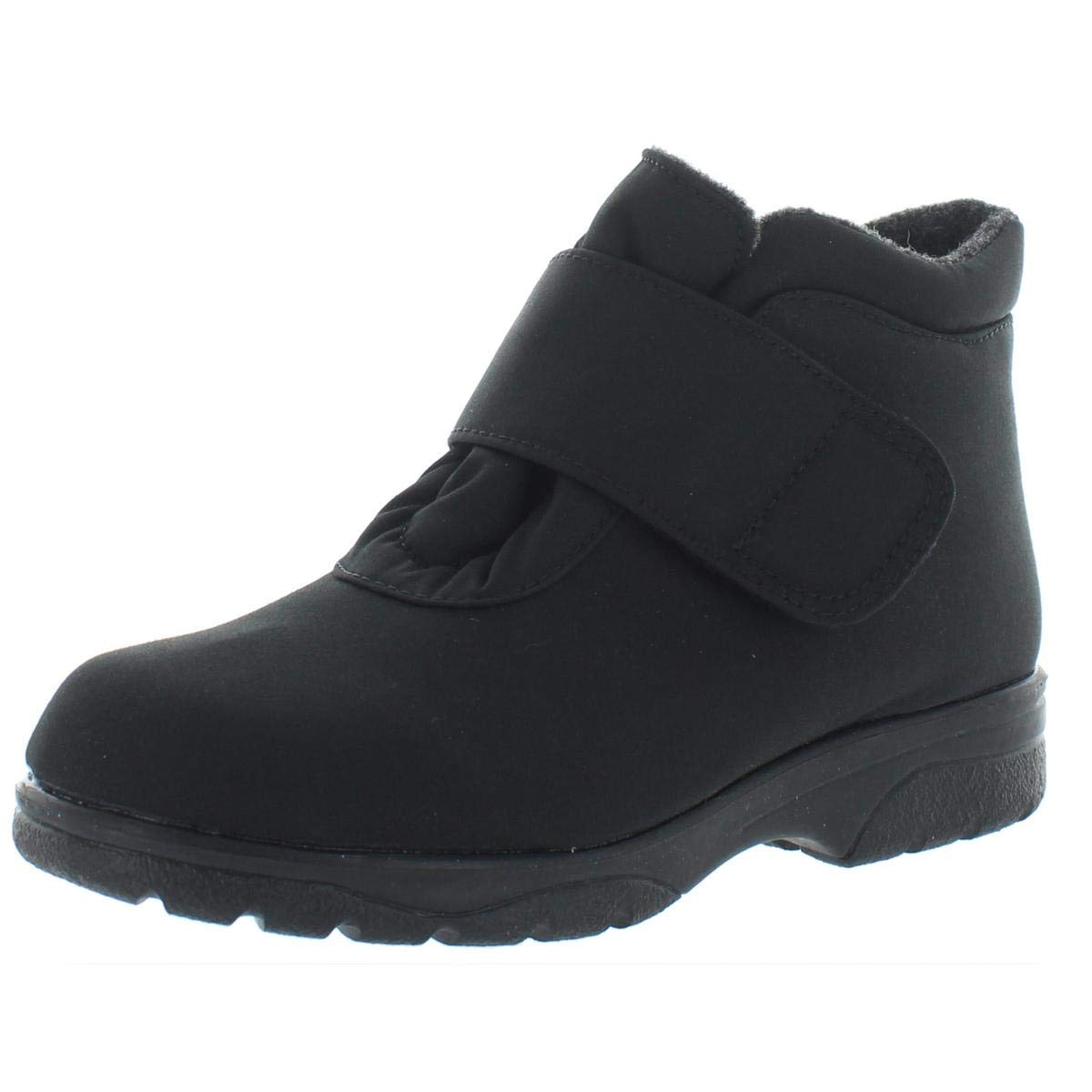 Waterproof Women's Toe Warmers Boots for Trekking - Black (Size 6H/4E) | Cold Weather Hiking & Outdoor Winter Activities