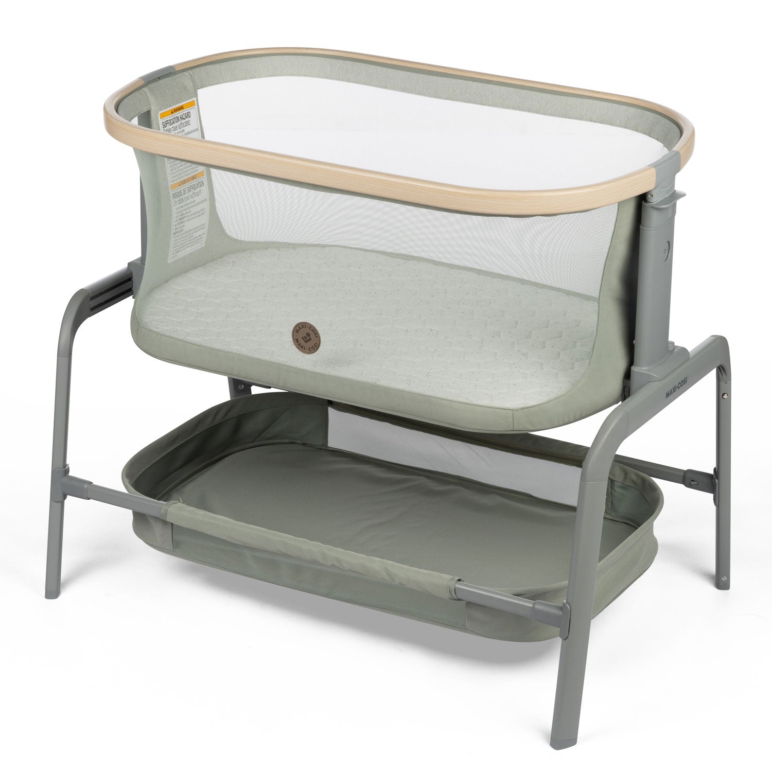 Maxi Cosi Iora Bedside Bassinet - Portable Baby Crib for Newborns & Infants - Safe Sleep Solution for Nursery & Bedroom - Compact & Lightweight Design for Easy Travel & Home Use