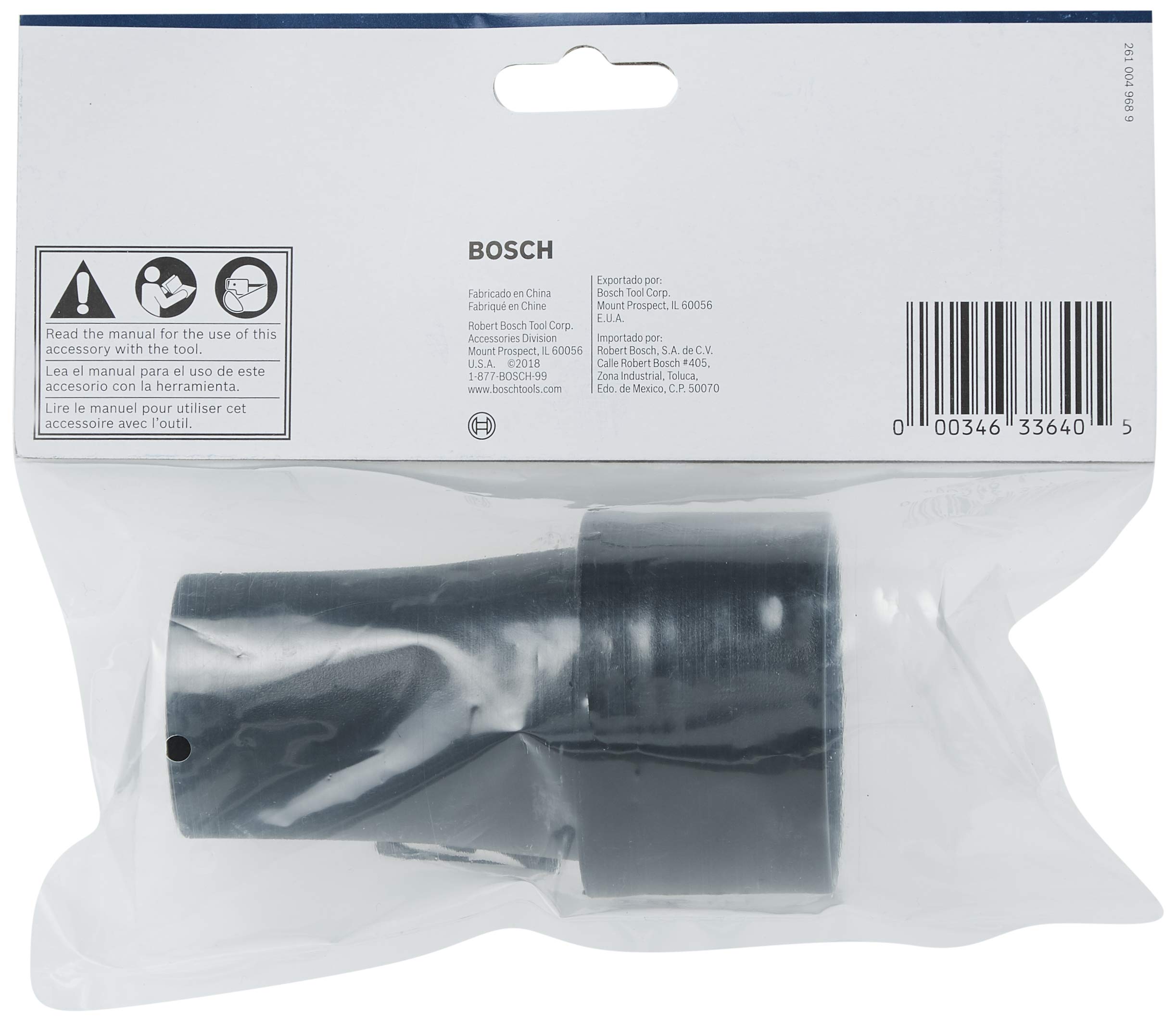 Bosch VAC004 35mm Dust Hose Adapter for Workshop Cleaning