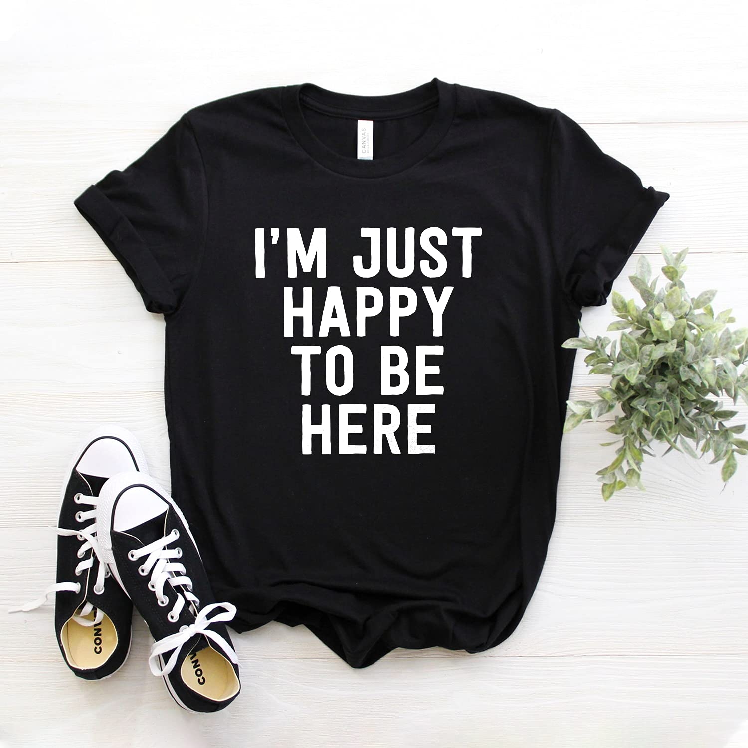 Choose Happy Shirt | Positive Message Kindness Quotes Unisex T-Shirt for Men & Women - Spread Joy with Inspirational Tees for Work, School & Everyday Wear