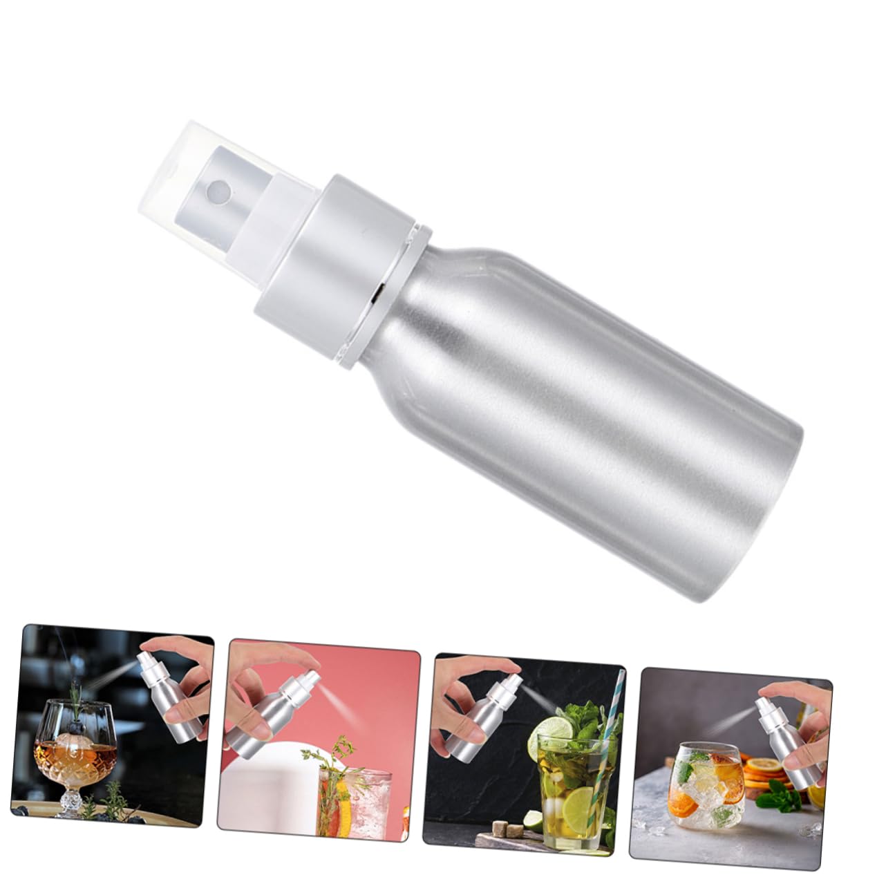 80ml Empty Spray Atomizer Bottle - Lightweight Compact Mist Sprayer for Cocktails, BBQ, Perfume & Essential Oils | Perfect for Bartending, Cooking, Aromatherapy & Travel