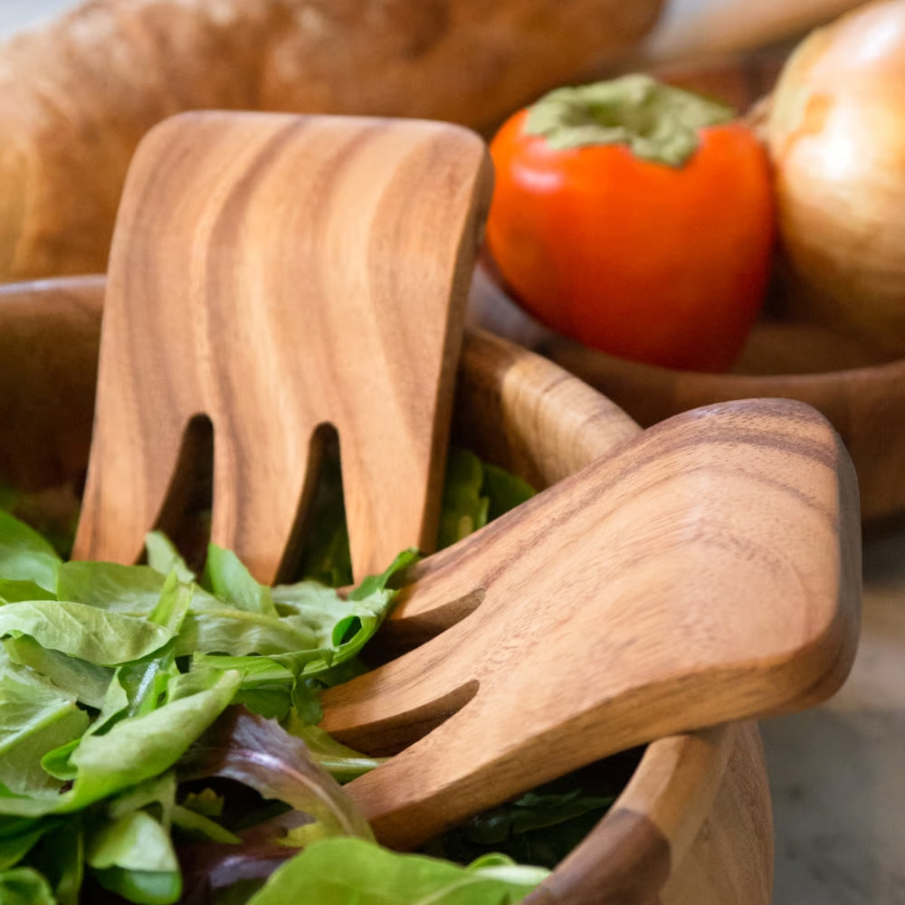 Fox Run Salad Servers Bear Claw - Stainless Steel Salad Tongs with Non-Slip Grip - Perfect for Serving Salads, Pasta, and Fruit at BBQs, Picnics, and Dinner Parties
