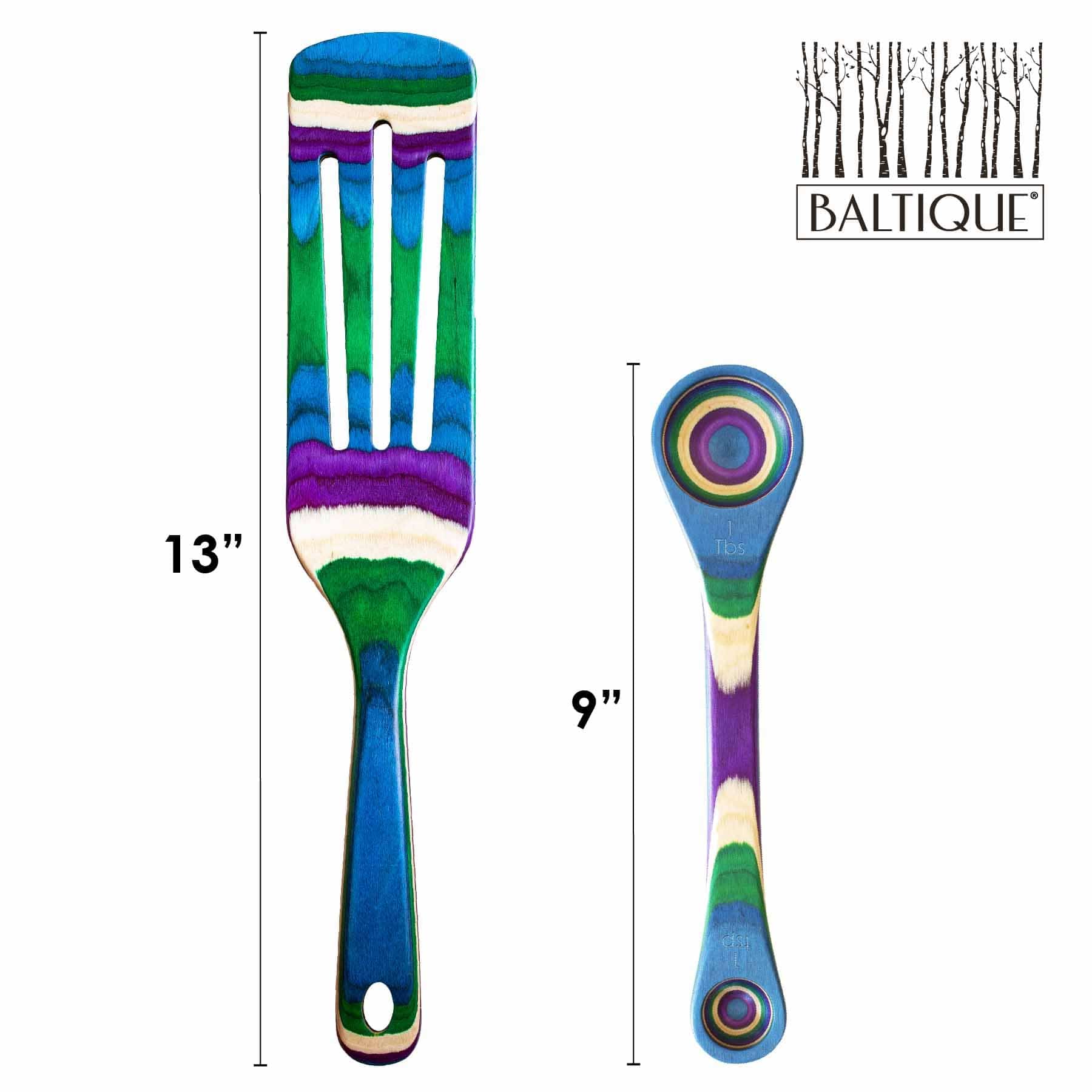 Baltique® Mumbai Collection 2-Piece Stainless Steel Utensil Set for Cooking & Serving - Perfect for Kitchen, Dining & Gift Giving