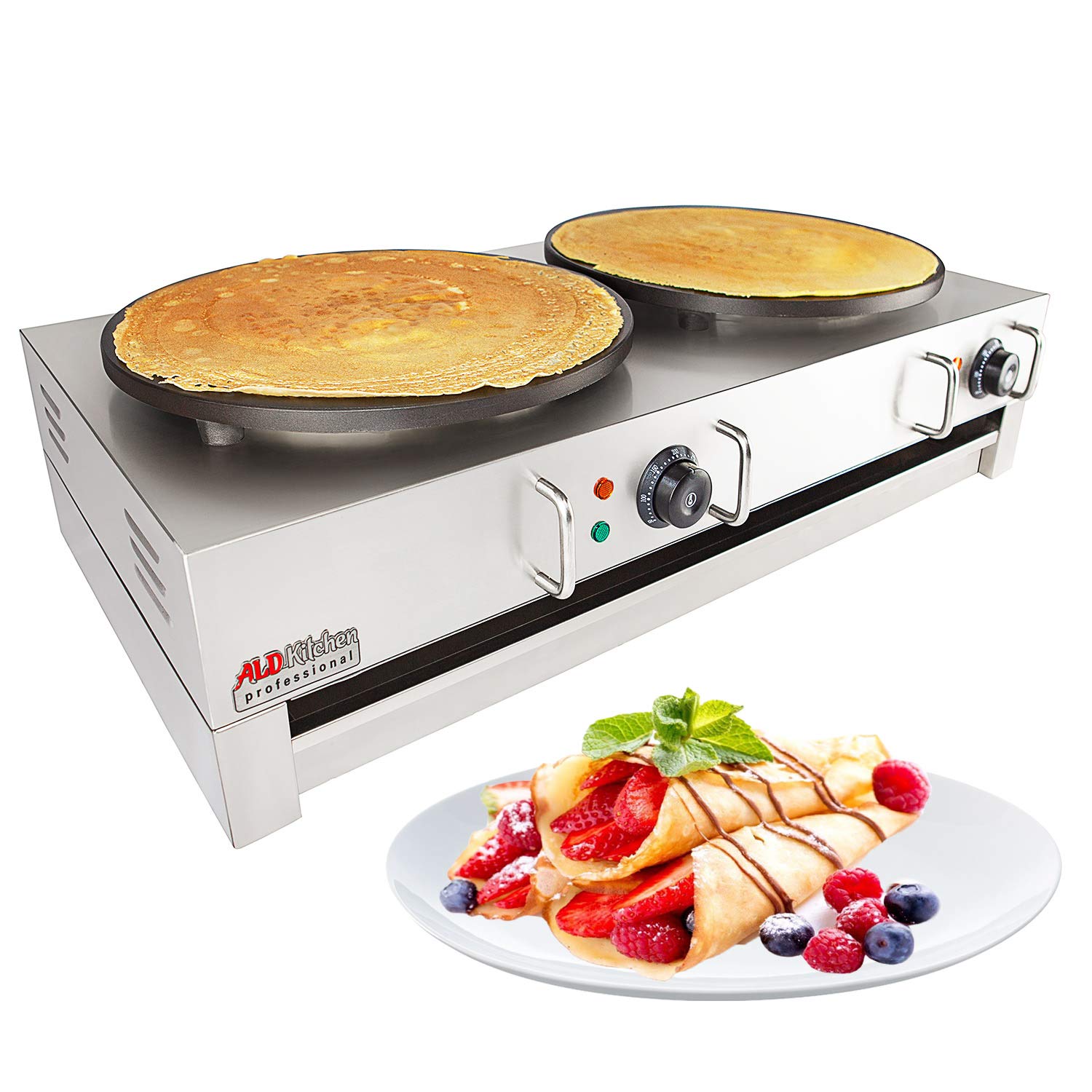 ALDKitchen Commercial Electric Crepe & Pancake Maker - 16