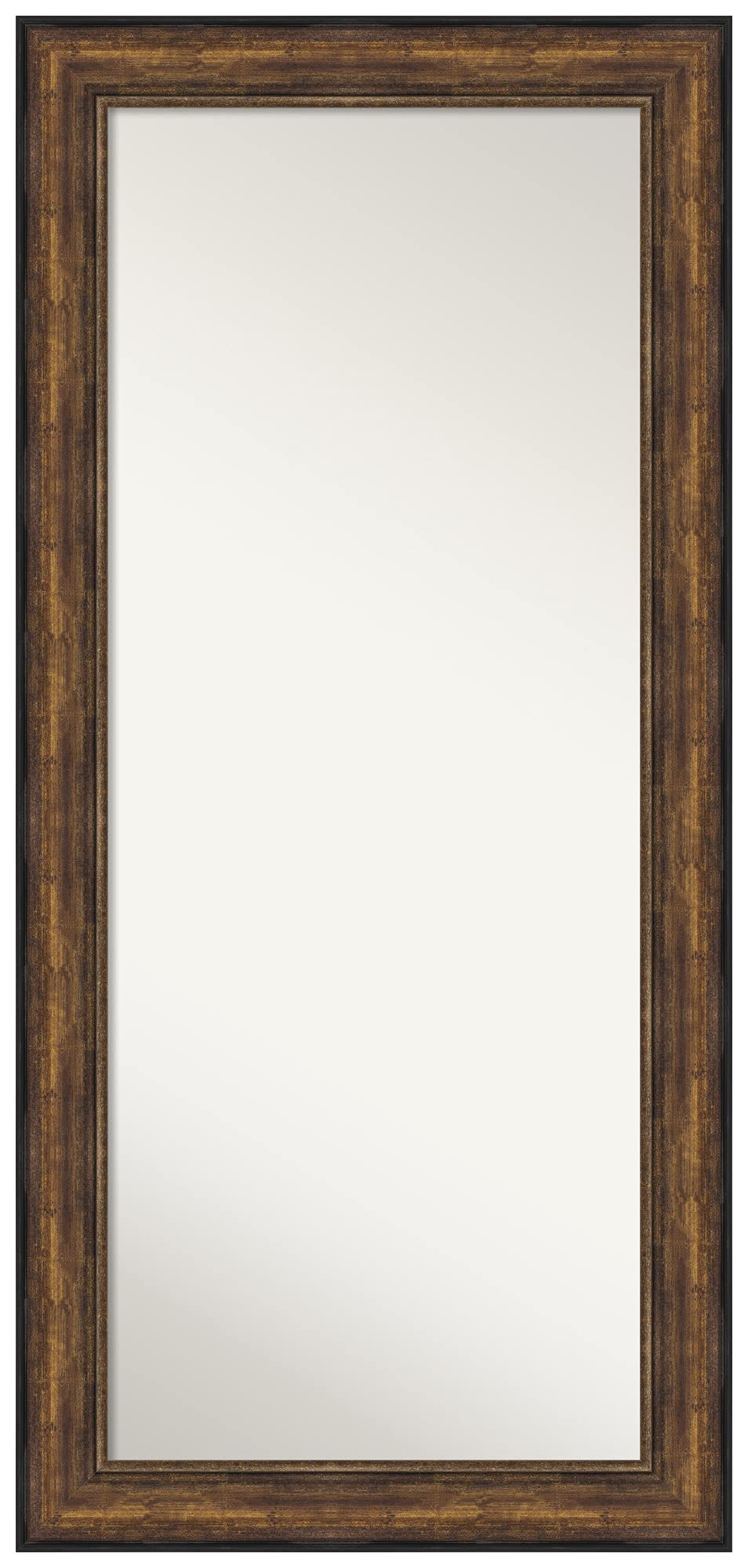 Amanti Art 68x32 Inch Bronze Full Length Mirror - Free Standing or Wall Mounted Dressing Mirror with Traditional Frame for Bedroom, Living Room, and Ballroom Decor - Handcrafted in Wisconsin USA