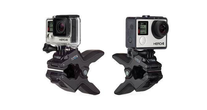 GoPro Jaws Flex Clamp Mount - Universal Action Camera Accessory for Bikes, Surfboards & Helmets | Durable Hands-Free Grip for Adventure Sports & Outdoor Activities