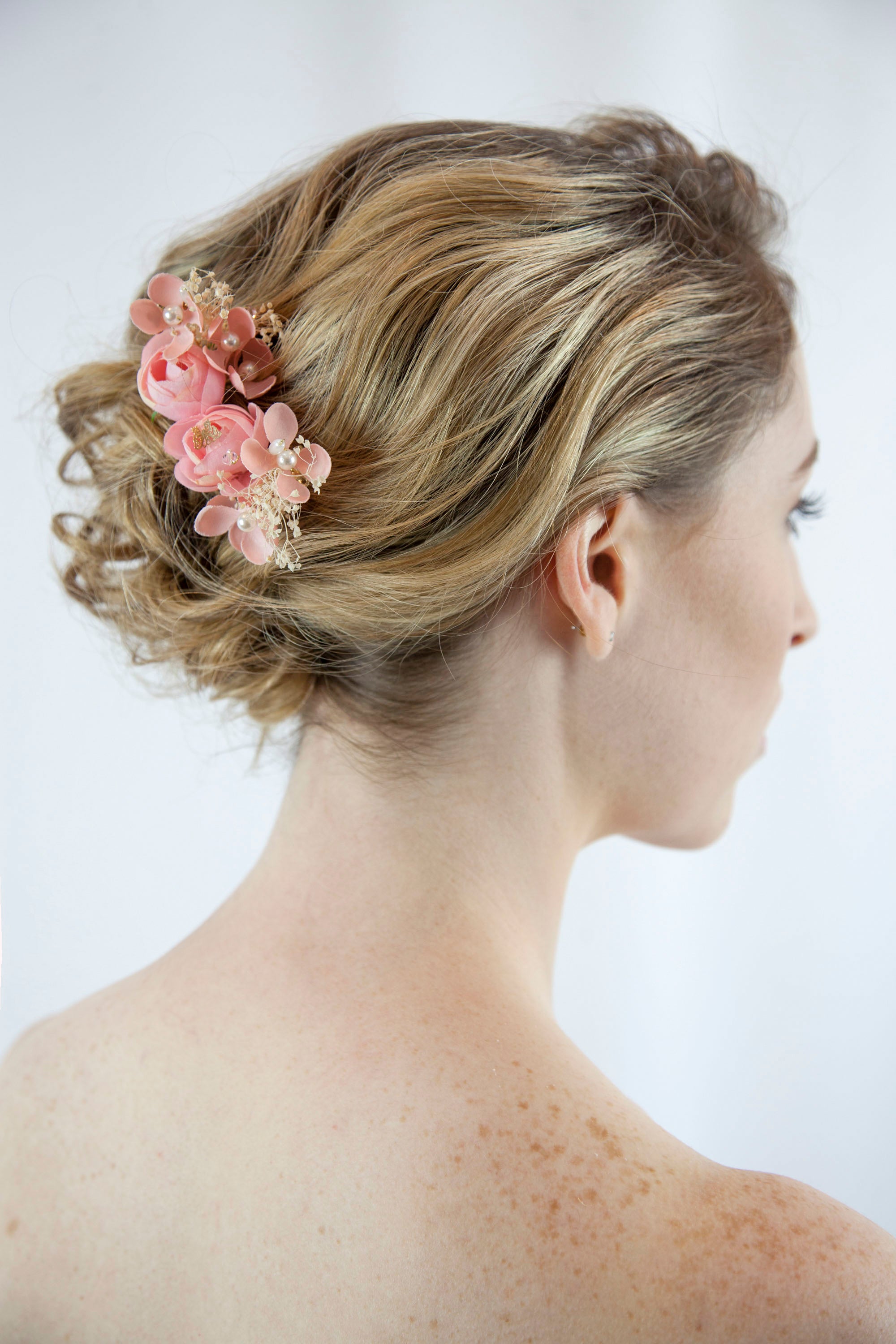 Elegant Bridal Flower Hair Pins Set of 2 - Pearl & Crystal Wedding Hair Accessories for Bride, Bridesmaids, Prom - Perfect for Weddings, Parties & Special Occasions