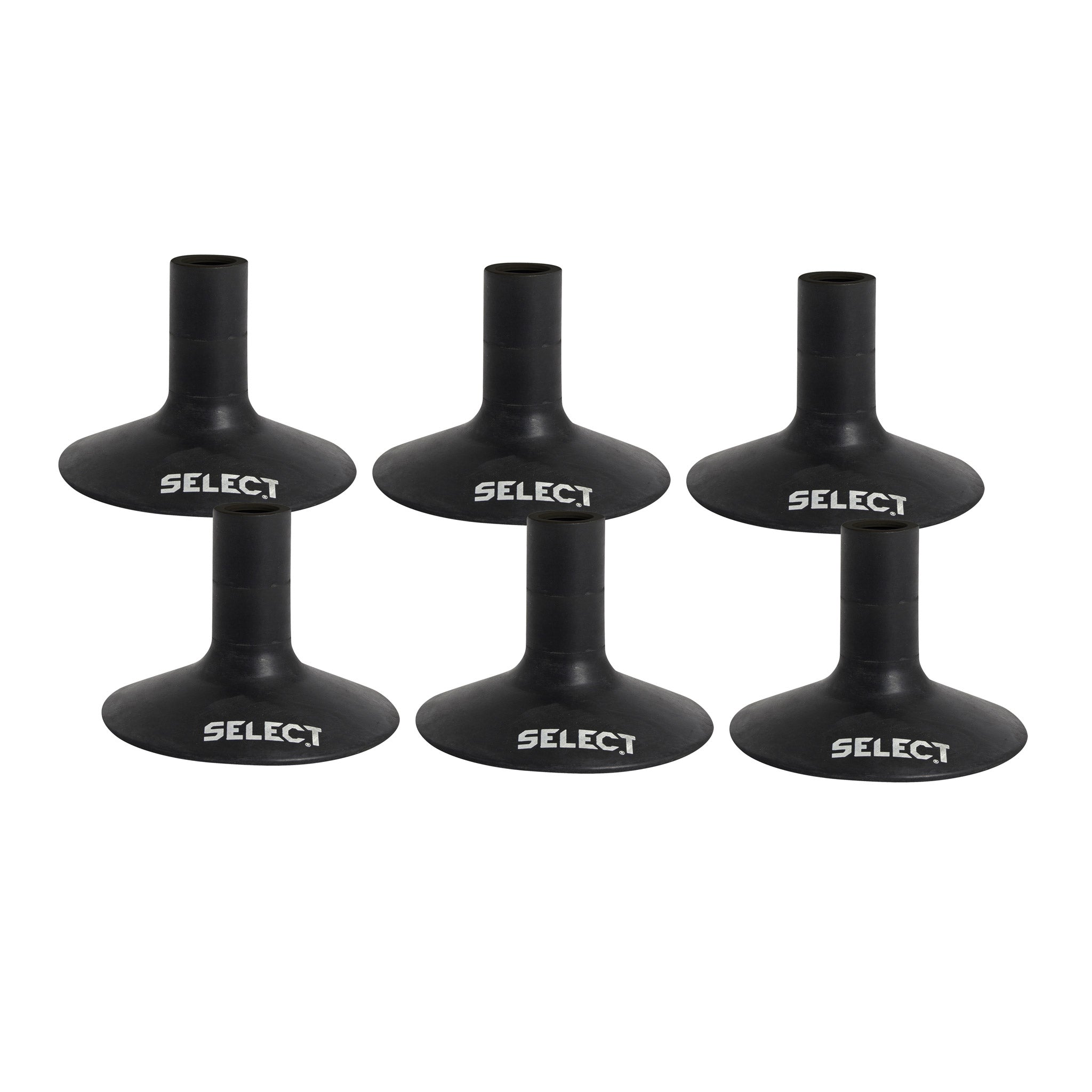 6 Pack Slalom Pole Bases - Durable Water Ski & Wakeboard Course Accessories for Training & Competition