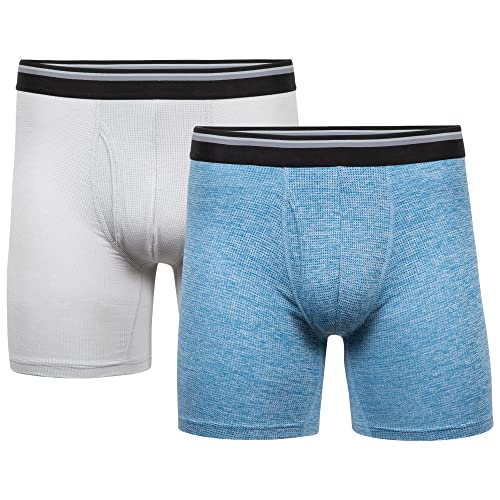 Grey Violet Htr/Blue Sapphire (Boxer Brief)