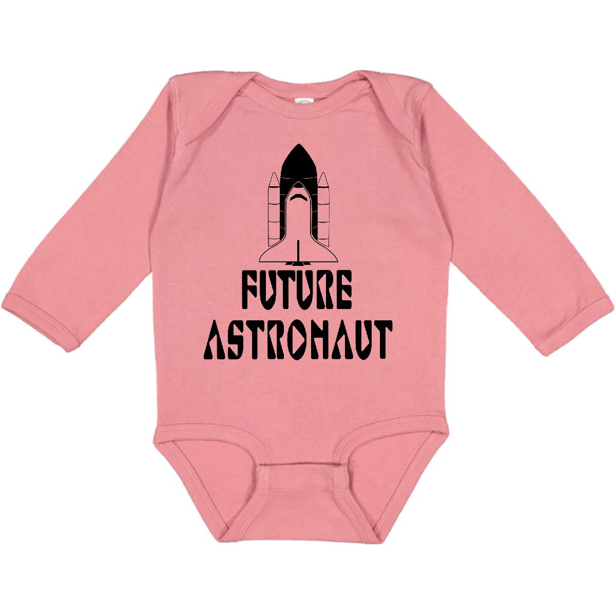 Inktastic Future Astronaut Space Shuttle Launchpad Long Sleeve Baby Bodysuit - Adorable NASA-Inspired Outfit for Infants, Perfect for Space-Themed Parties & Photo Shoots