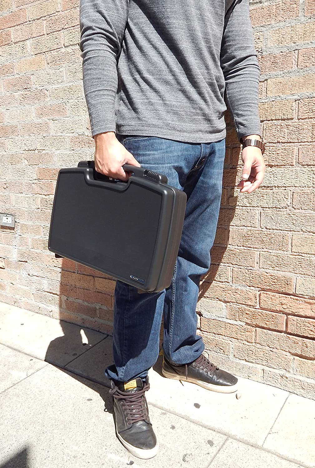 CASEMATIX Mini Drone Travel Case - Compatible with Parrot Airborne Night & Cargo Mini Drone | Holds Hull Bumpers, Charger, Batteries & Accessories | Perfect for Travel, Storage & Drone Protection