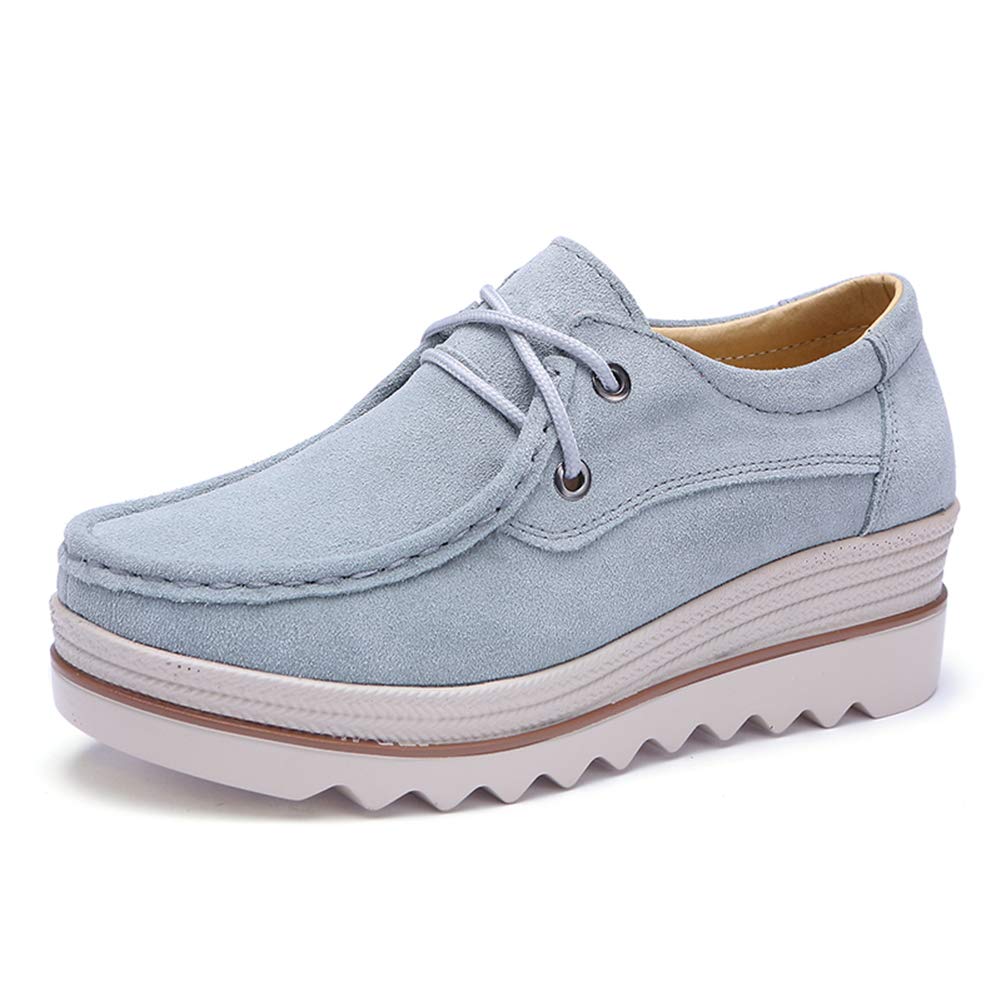 Ruiatoo Women's Slip-On Loafers - Comfortable Thick Soft Platform Shoes for Business Casual & Walking - Perfect for Office, Travel & Everyday Wear