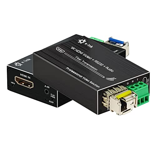 4K HDMI Video+Audio+RS232 Fiber Converter