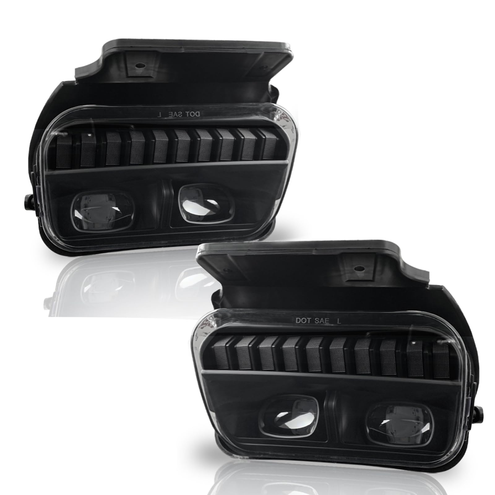 High-Performance LED Fog Lights for 2002-2007 Chevy Silverado & Avalanche - Durable Front Bumper Driving Lamps - Perfect for Night Driving, Off-Road Adventures & Inclement Weather Conditions