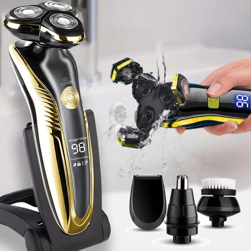 Best Electric Head Shavers for Bald Men - Rechargeable & Washable USB Shaving Machine for Smooth Shaving | Perfect for Travel, Gym & Daily Grooming
