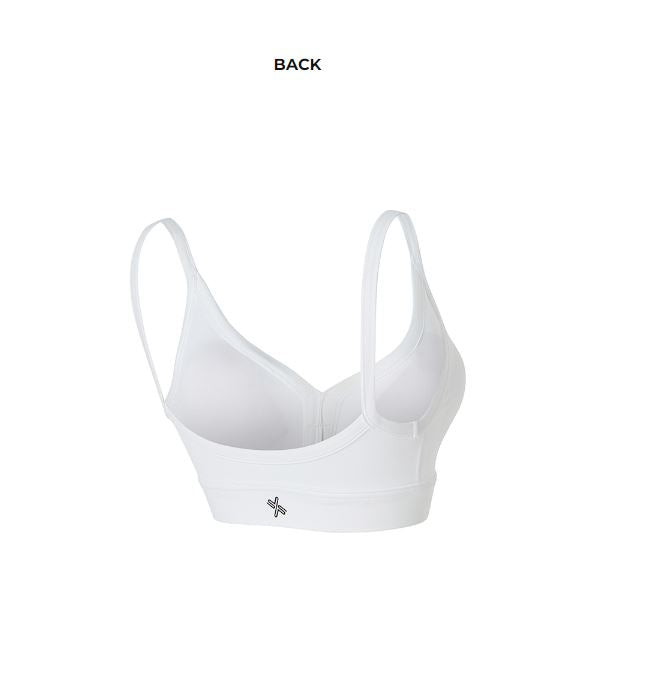 Black Label Life V Curve Bra Top - Seamless Support for Yoga, Workouts & Everyday Comfort - Women's Activewear & Loungewear