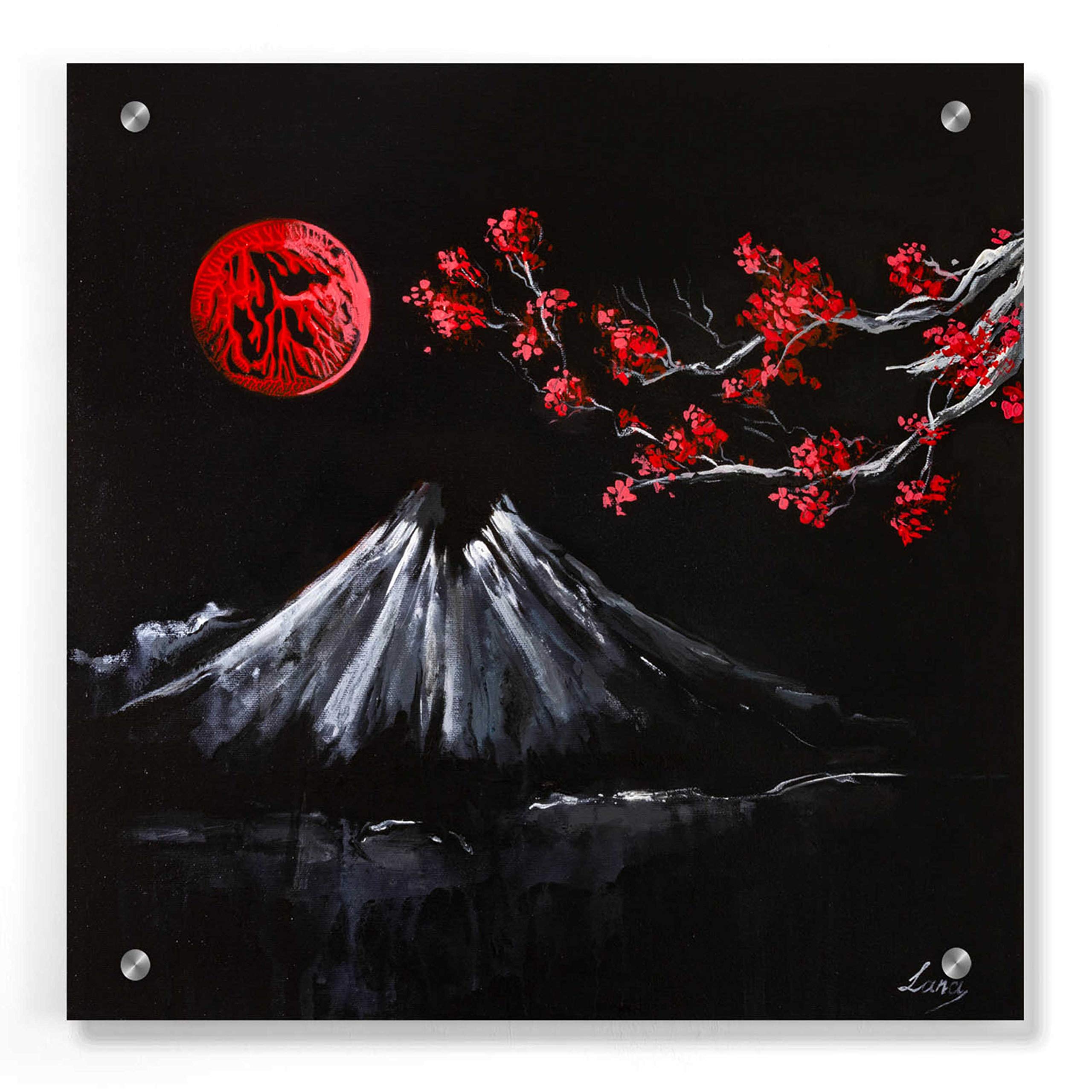 Epic Art 'Echo' - Modern Acrylic Glass Wall Decor 36x36 Inches - Perfect for Living Room, Bedroom & Office Decorations