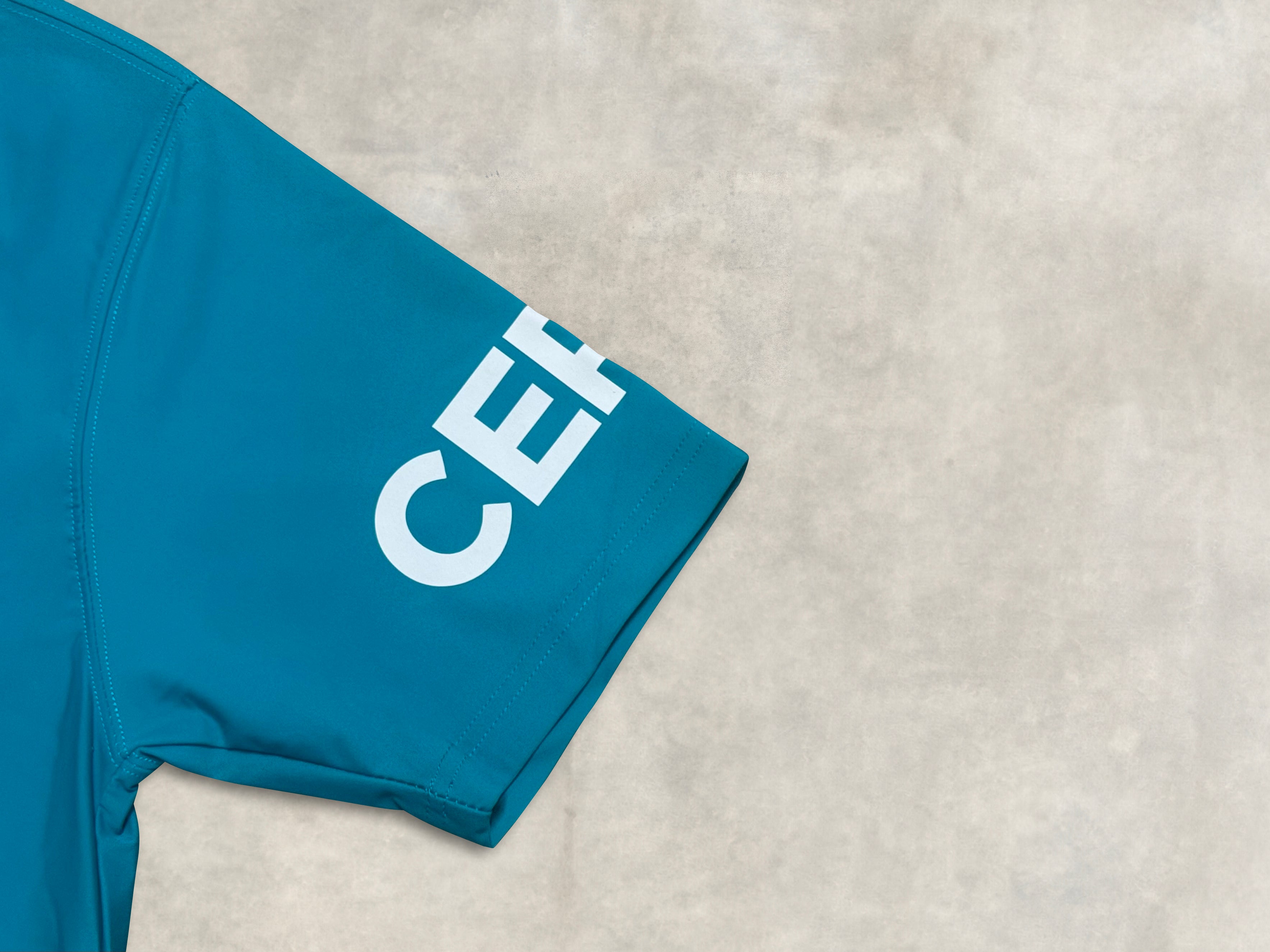 Cerus Teal Apex Men's T-Shirt - Premium Cotton Casual Tee for Men | Comfortable Everyday Wear for Gym, Work & Outings