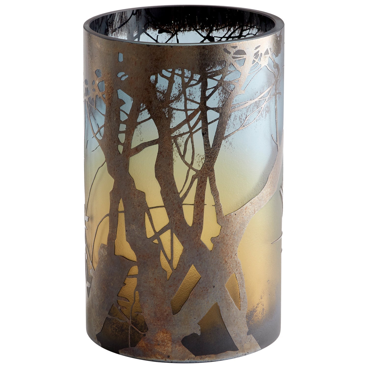 Cyan Design 10848 Miombo Vase - Handcrafted Ceramic Vase in Green & Blue, Small Home Decor for Living Room, Dining Table, or Office Desk