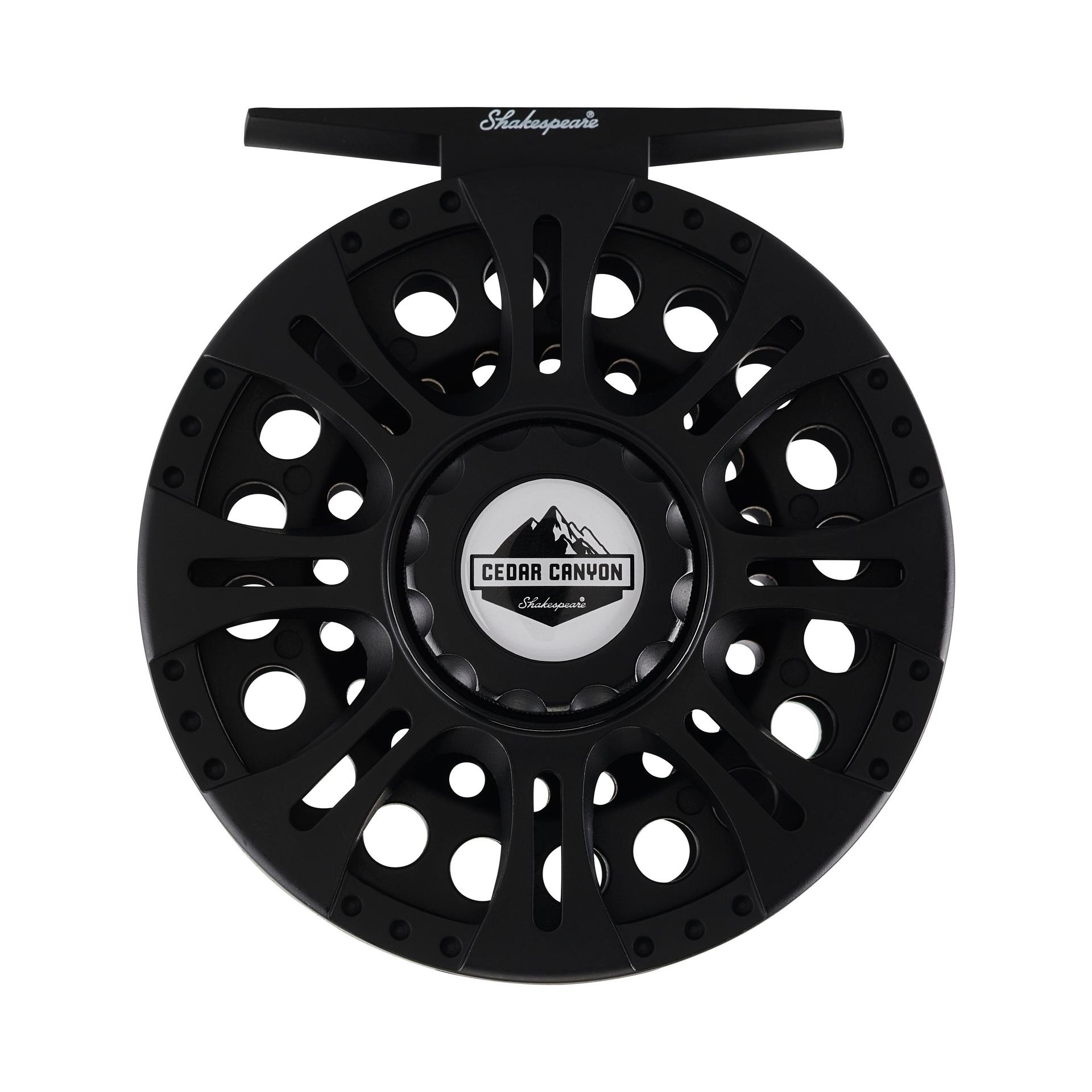 Premium Cedar Canyon™ Fly Fishing Reel - Lightweight & Durable for Freshwater & Saltwater Angling - Perfect for Trout, Bass, and Salmon Fishing Adventures