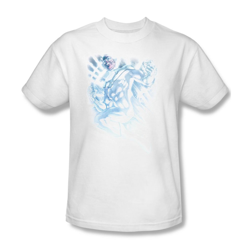 White Lantern Sinestro Adult T-Shirt | DC Comics Green Lantern Graphic Tee | Superhero Cosplay & Comic Con Outfit