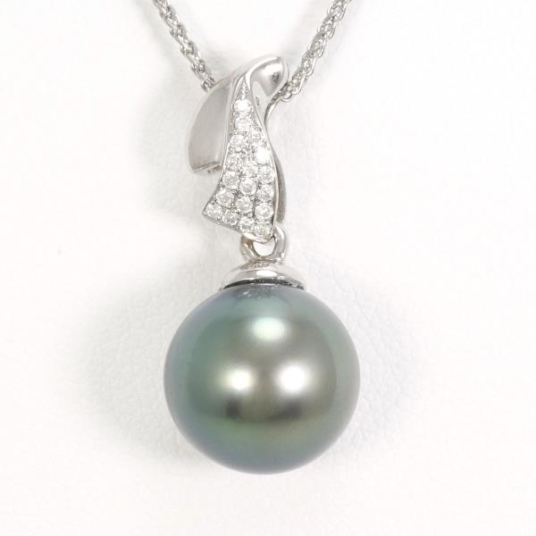 18K White Gold Pearl Necklace 45cm - Classic Elegant Jewelry for Women | Perfect for Weddings, Anniversaries & Special Occasions